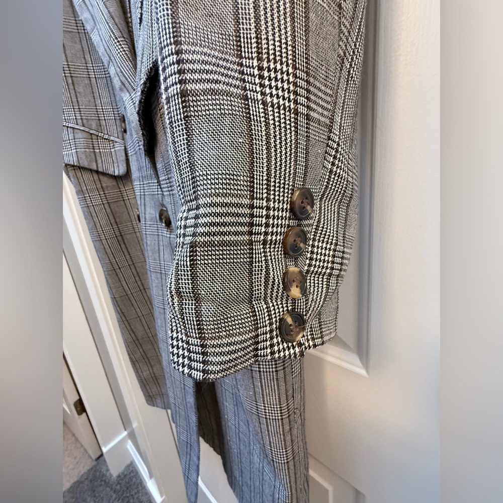 Maxi Plaid Blazer - Picture 4 of 10